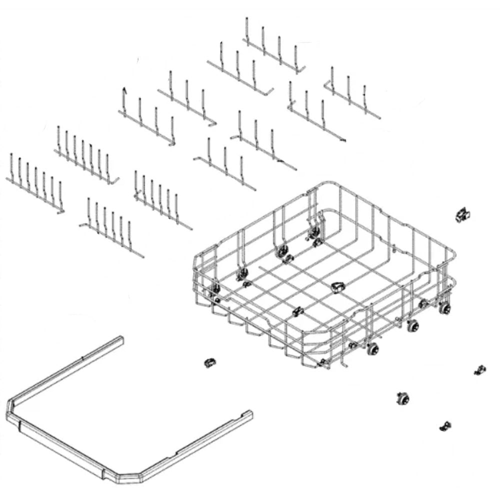 LG Rack Assembly - AHB73249106