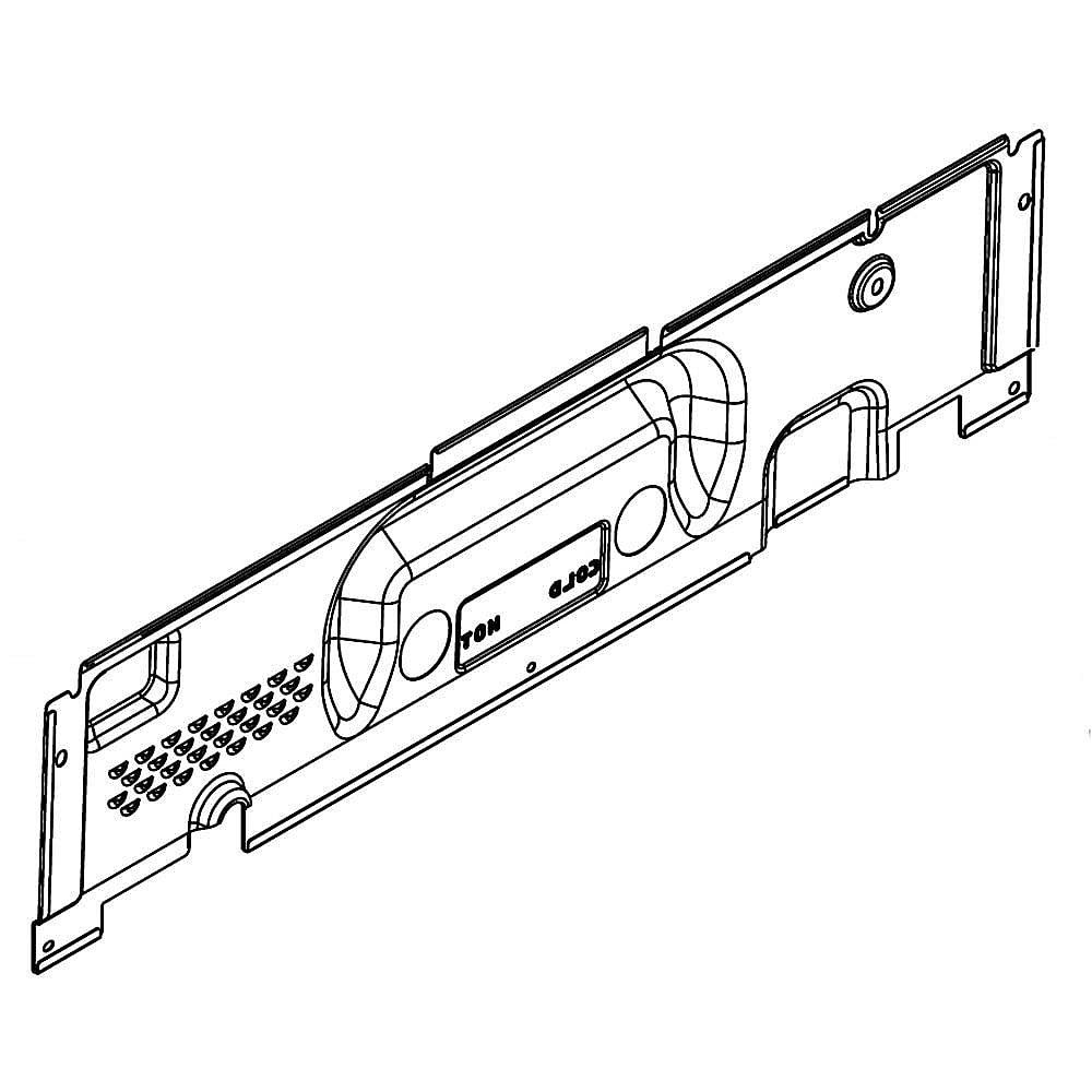Whirlpool Washer Control Panel Cover, Rear - WPW10461159