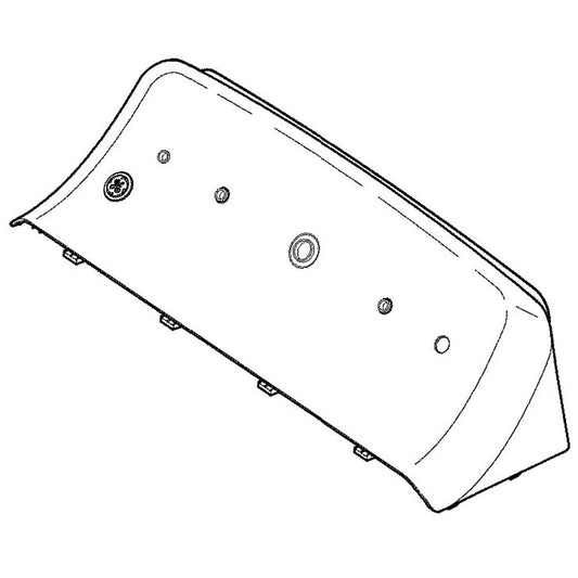 GE Backsplash Asm - WE03X25284