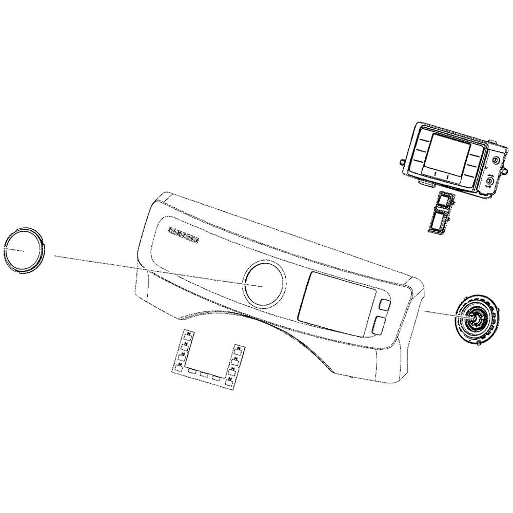 Samsung Assembly S.Panel Control - DC97-18099Q