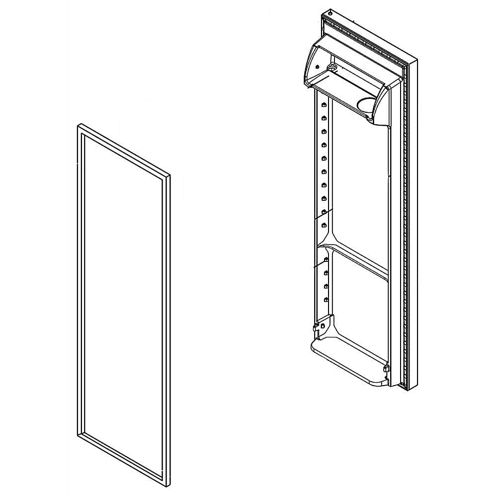 Whirlpool Refrigerator Door Assembly (White) - LW10912118