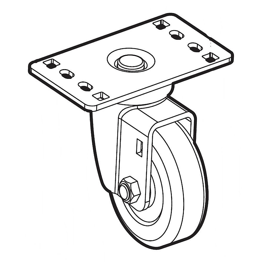 Electrolux Caster-Rear,(2) - 297206500