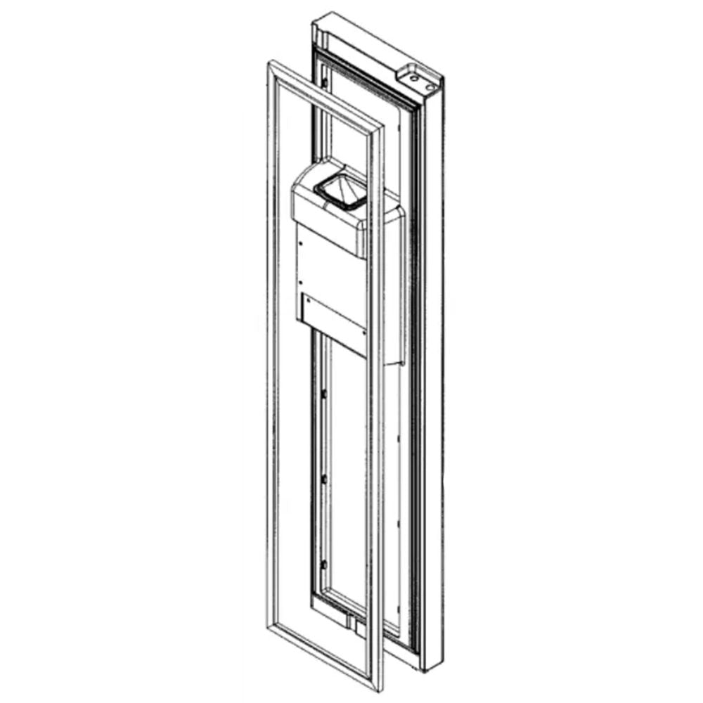 Bosch 00 Refrigerator Freezer Door Assembly - 247993