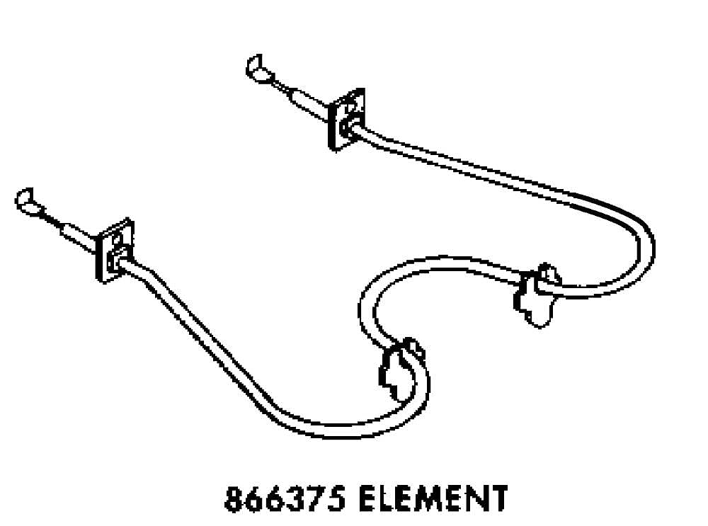 Whirlpool Range Bake Element - WP866375