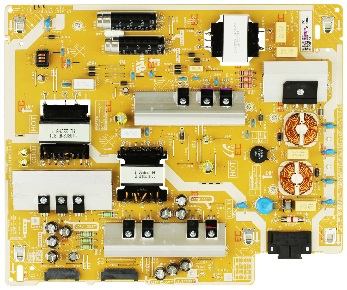 Samsung Dc Vss-Power Board;L55S8Na_Chs - BN44-01217A