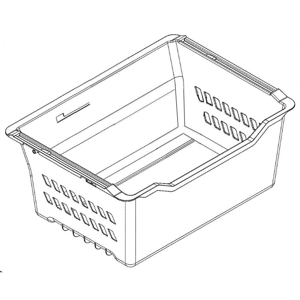 GE Refrigerator Basket - WR71X24744