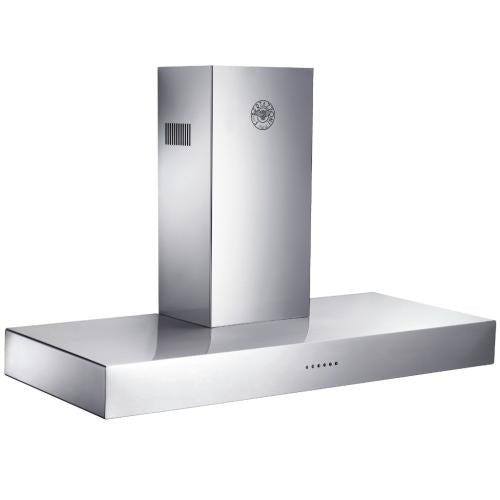 Bertazzoni K48CONX14 Professional Series 48 Inch Wall Mount Chimney Range Hood with 600 CFM Internal Blower