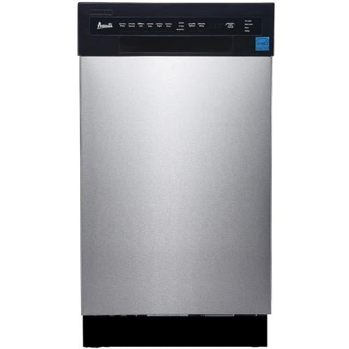 Avanti DW1833D3SE 6 Automatic Cycles, Built-In Dishwasher - Stainless Steel