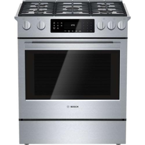 Bosch HGI8054UC/10 800 Series Gas Slide-In Range 30'' Stainless Steel