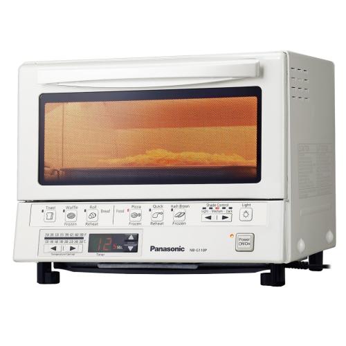 Panasonic NBG110PW Flashxpress Toaster Oven With Double Infrared Heat