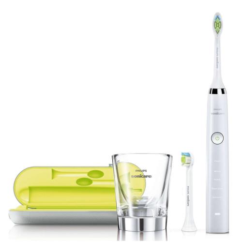 Sonicare HX9332/04 Diamondclean Rechargeable Sonic Toothbrush 5 Modes Glass Cha
