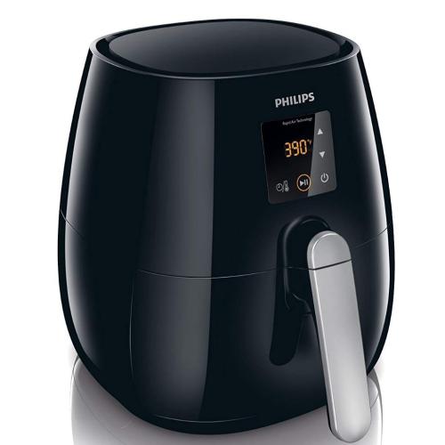 Philips Healthy Cook HD9230/26 Viva Col. Digital Airfryer Low Fat Fryer Multicooker Black