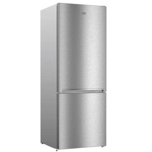 Beko 7293547583 28 Inch Counter Depth Freestanding Bottom Freezer Refrigerator with 16.39 cu. ft. Capacity - BFBF2715SSIM