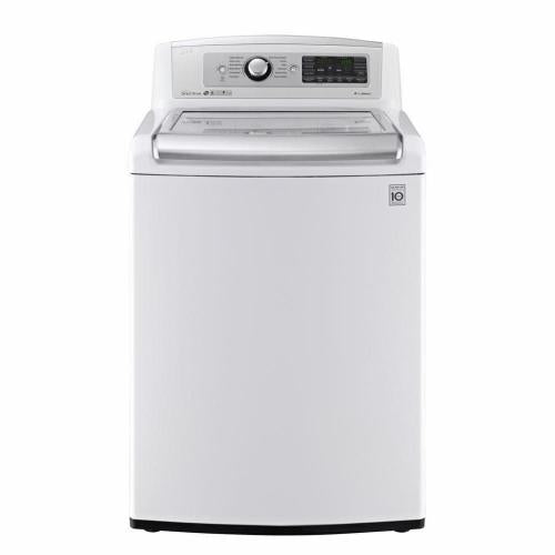 LG WT5480CW 27 Inch 5.0 cu. ft. Top Load Washer with 12 Wash Programs, 1,100 RPM, WaveForce Technology, TurboWash, Oxi-Sanitize, Power Cleanse, StainCare, SmartDiagnosis, Auto Suds Removal and ENERGY STAR Certification