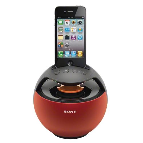 Sony RDPV20IPRED Speaker Dock For Ipod And Iphone