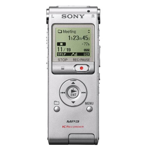 Sony ICDUX200 Digital Flash Voice Recorder; Silver