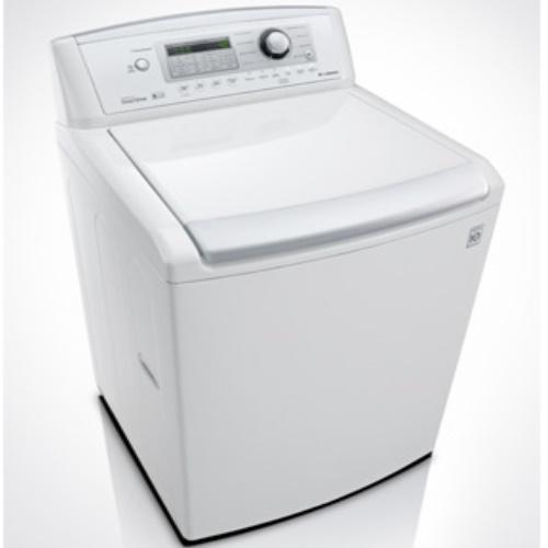 LG WT4970CW 27 Inch 4.5 cu. ft. Top Load Washer with 8 Wash Programs, 1,100 RPM, WaveForce Technology, Speed Wash, StainCare, SmartDiagnosis, Auto Suds Removal and ENERGY STAR Certification