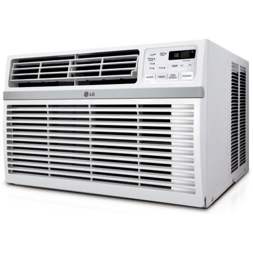 LG LW8014ER 8,000 BTU Window Air Conditioner with 11.3 EER, 2.2 Pts/Hr Dehumidification, 350 sq. ft. Cooling Area, Auto Restart, 24 Hr. Timer and Remote Control