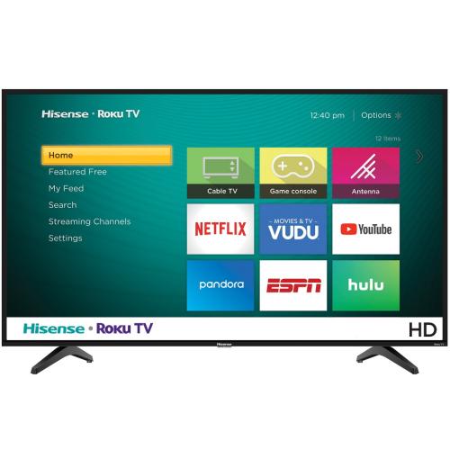 Hisense 32H4030F 32-Inch Class Hd (720P) Roku Smart Led Tv (2019)Hu32A5600Hwr