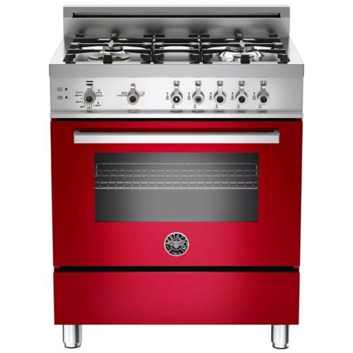 Bertazzoni PRO304GASRO01 Professional Series 30 Inch Pro-Style Gas Range with 3.6 cu. ft. Convection Oven