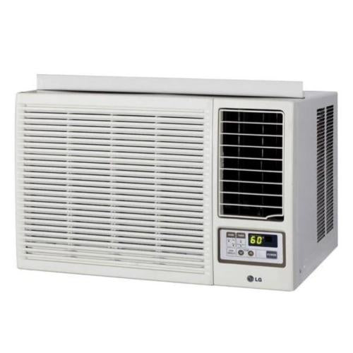LG LW1212HR 12,000 BTU Room Air Conditioner with 11,200 BTU Electric Heat, 9.8 EER, 3.3 Pts/Hr Dehumidification, 24 Hour Timer, Energy Saver, Remote Control and 230/208 Volts