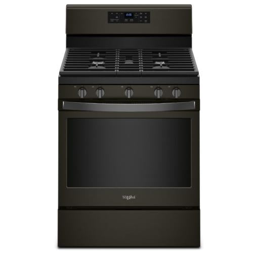 Whirlpool WFG525S0HV0 30- Inch Gas Freestanding Self Clean Range Black Stainless