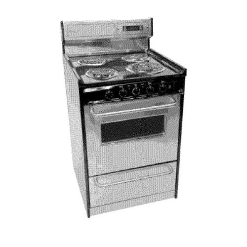 Haier CHER243AAWW 24" Electric Range - White For