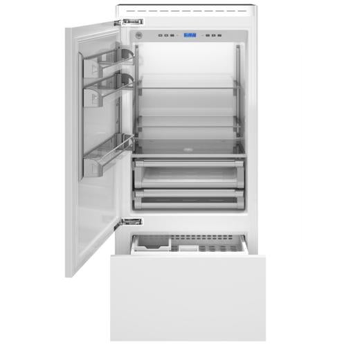 Bertazzoni REF36PRL Professional Series 36 Inch Built-In Panel Ready Bottom Mount Refrigerator