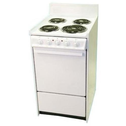 Haier CHER203AABB 20" Electric Range - Black