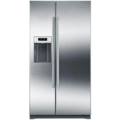 Bosch B20CS30SNS/02 300 Series Freestanding Counter-Depth Side-By-Side Refrigerator 36'' Easy Clean Stainless Steel
