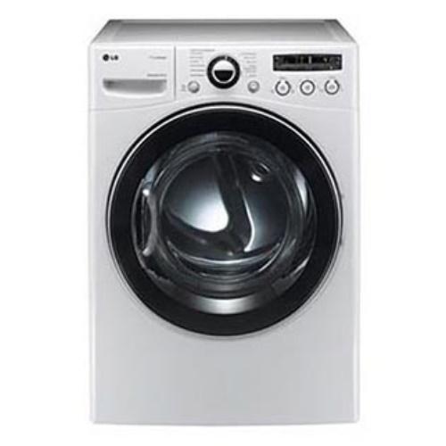 LG DLEX3550W 27 Inch Electric Dryer with 7.4 cu. ft. Capacity, 12 Dry Programs, SteamFresh/SteamSanitary Cycles, 10 Options, ReduceStatic Option and Sensor Dry: White
