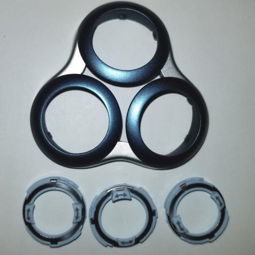 Norelco S7000 Silver Bracket/Holders - 422203628861