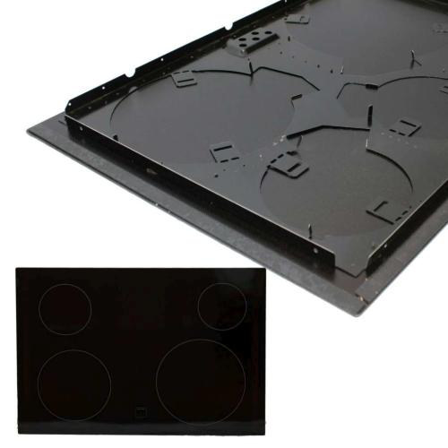 Electrolux Main Top,Glass Assy.,Black - 318223688