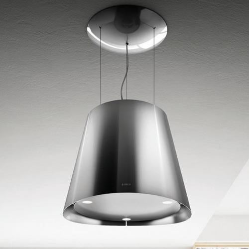 Elica EES320SS 20 inch Iconic Series Easy 20 Inch Island Mount Range Hood with 3-Speed + Booster