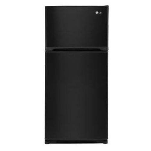 LG LTC19340SB 30 Inch Top-Freezer Refrigerator with 19.0 cu. ft. Capacity, 2 Adjustable Glass Shelves, Gallon Door Storage, Humidity Controlled Crispers, Automatic Ice Maker, IcePlus Accelerated Freezing and ENERGY STAR Qualification: Smooth Black
