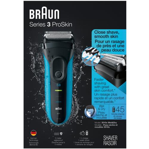 Braun 3010S Blk/Blu Box Us - 80724712