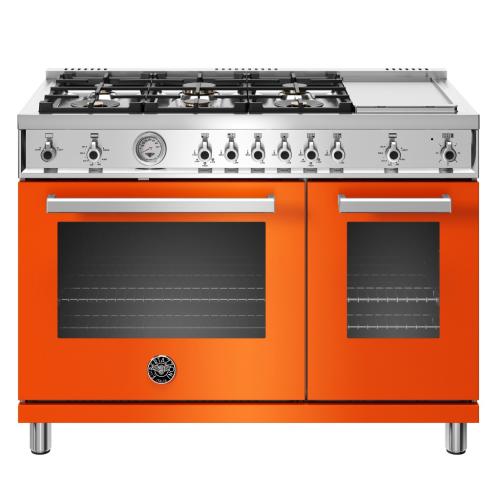 Bertazzoni PROF486GGASART Professional Series 48 Inch Freestanding All Gas Range with Natural Gas