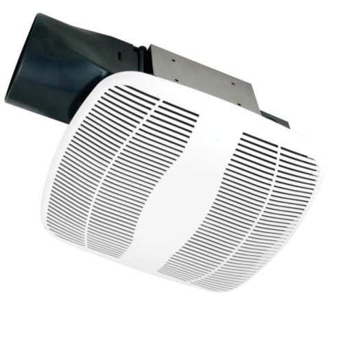 Air King BFQ70W 70 Cfm Snap-In Exhaust Fan With Oval Duct Connection