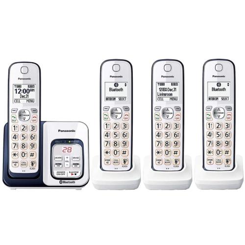 Panasonic KXTGD564A2 Blue Tooth Cordless Phone
