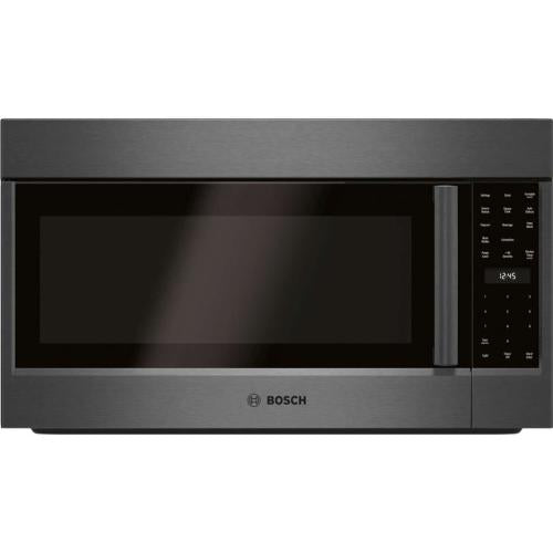 Bosch HMV8044U/01 800 Series Over-The-Range Microwave 30'' Left Side opening Door, Black Stainless Steel