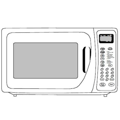 Haier MHM6TP 0.6 Cuft Micro W/Circuitry