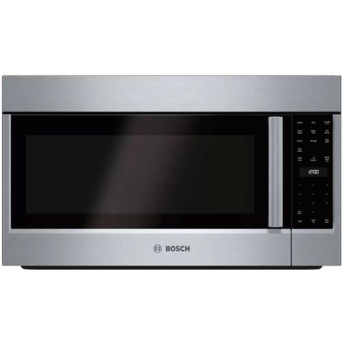 Bosch HMV5053U/03 500 Series Over-The-Range Microwave 30'' Left Side opening Door, Stainless Steel