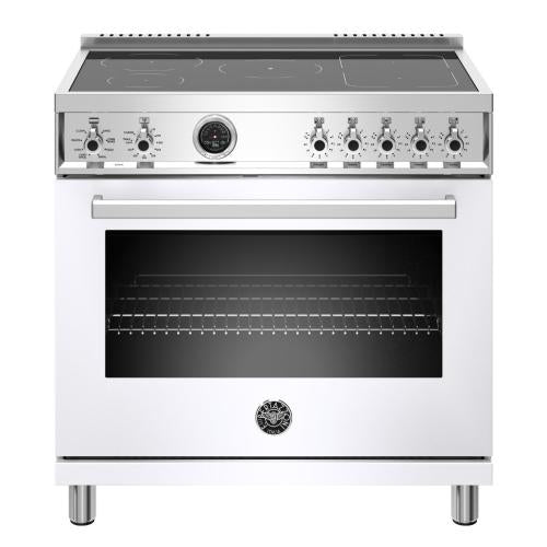 Bertazzoni PROF365INSBIT Professional Series 36 Inch Freestanding Induction Range with 5 Element Burners