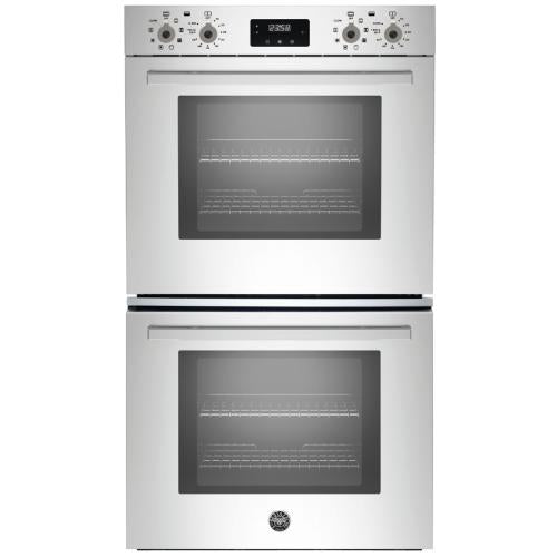 Bertazzoni PROFD30XV Professional Series 30 Inch Double Electric Wall Oven with 8.2 cu. ft. Total Capacity