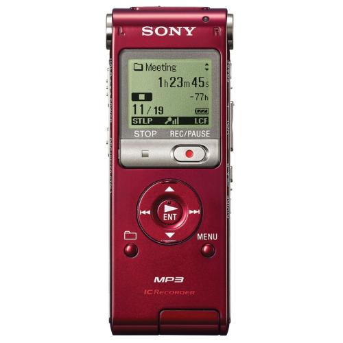 Sony ICDUX200RED Digital Flash Voice Recorder.