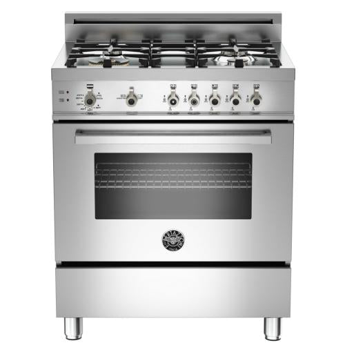 Bertazzoni PRO304GASX Professional Series 30 Inch Pro-Style Gas Range with 3.6 cu. ft. Convection Oven