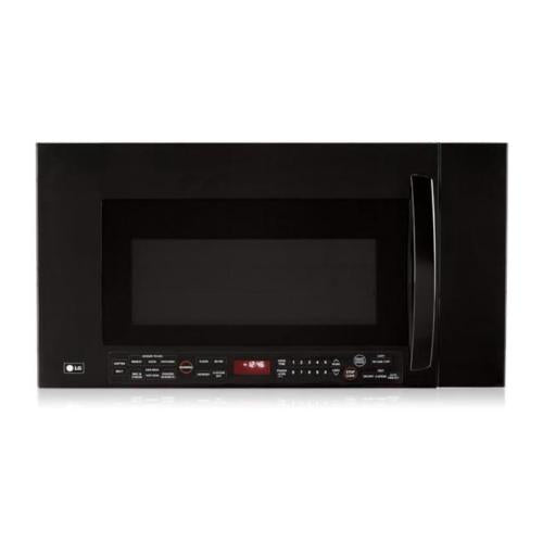 LG LMVM2085SB 2.0 cu. ft. Over-the-Range Microwave Oven with 300 CFM Ventilation System, 1100 Cooking Watts, 10 Power Levels, Sensor Cook, Halogen Lights and Warming Lamp: Black