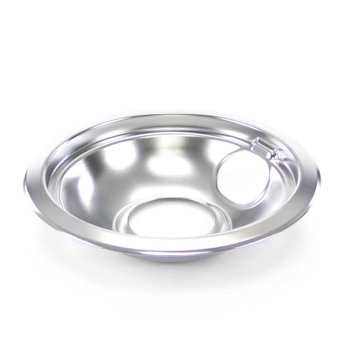 Whirlpool Range 6" Chrome Drip Bowl, Bulk 180 Piece - W10196406BU