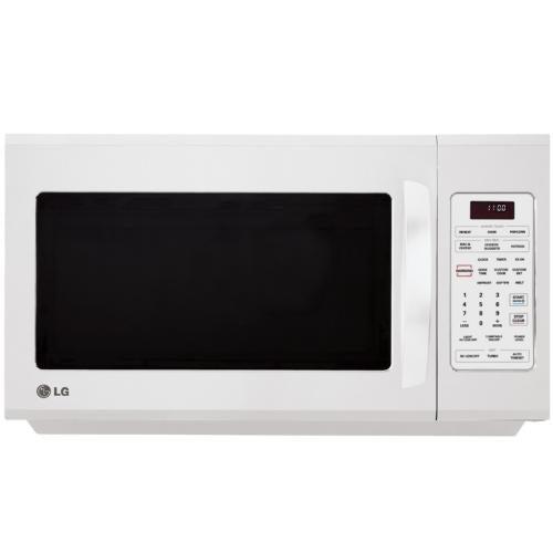 LG LMV2015SW 2.0 cu. ft. Over-the-Range Microwave Oven with 1,100 Cooking Watts, 10 Power Levels, 400 CFM Exhaust Fan, QuietPower Ventilation System, Warming Lamp and Sensor Cooking: Smooth White