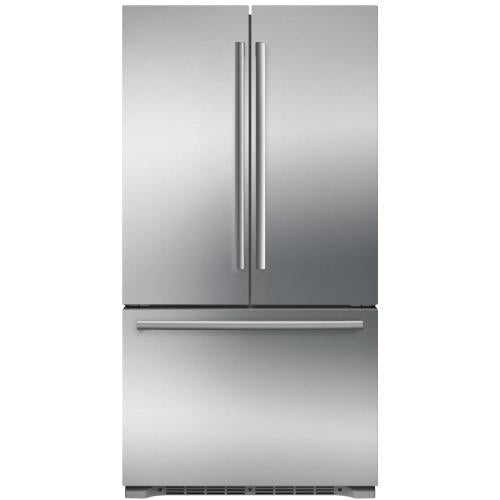 Bosch B21CT80SNS/01 800 Series French Door Bottom Mount Refrigerator 36'' Easy Clean Stainless Steel